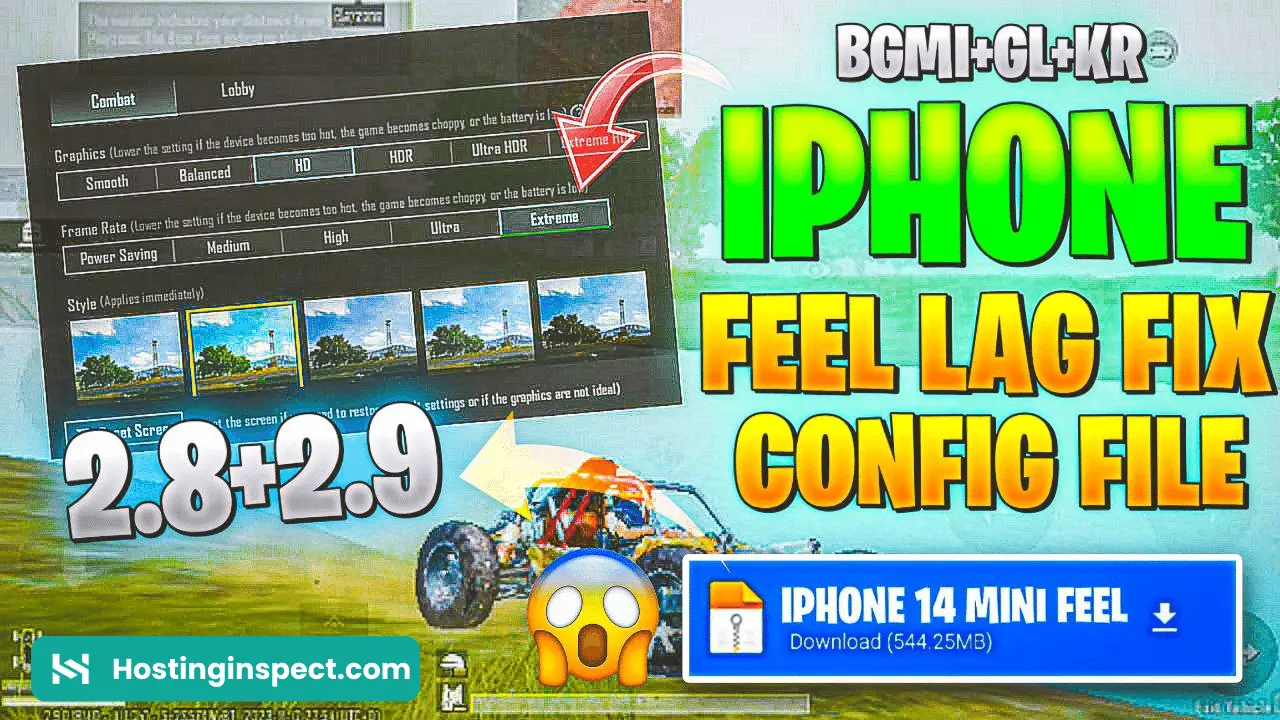 BGMi + Pubg iPhone Feel Lag Fix Config